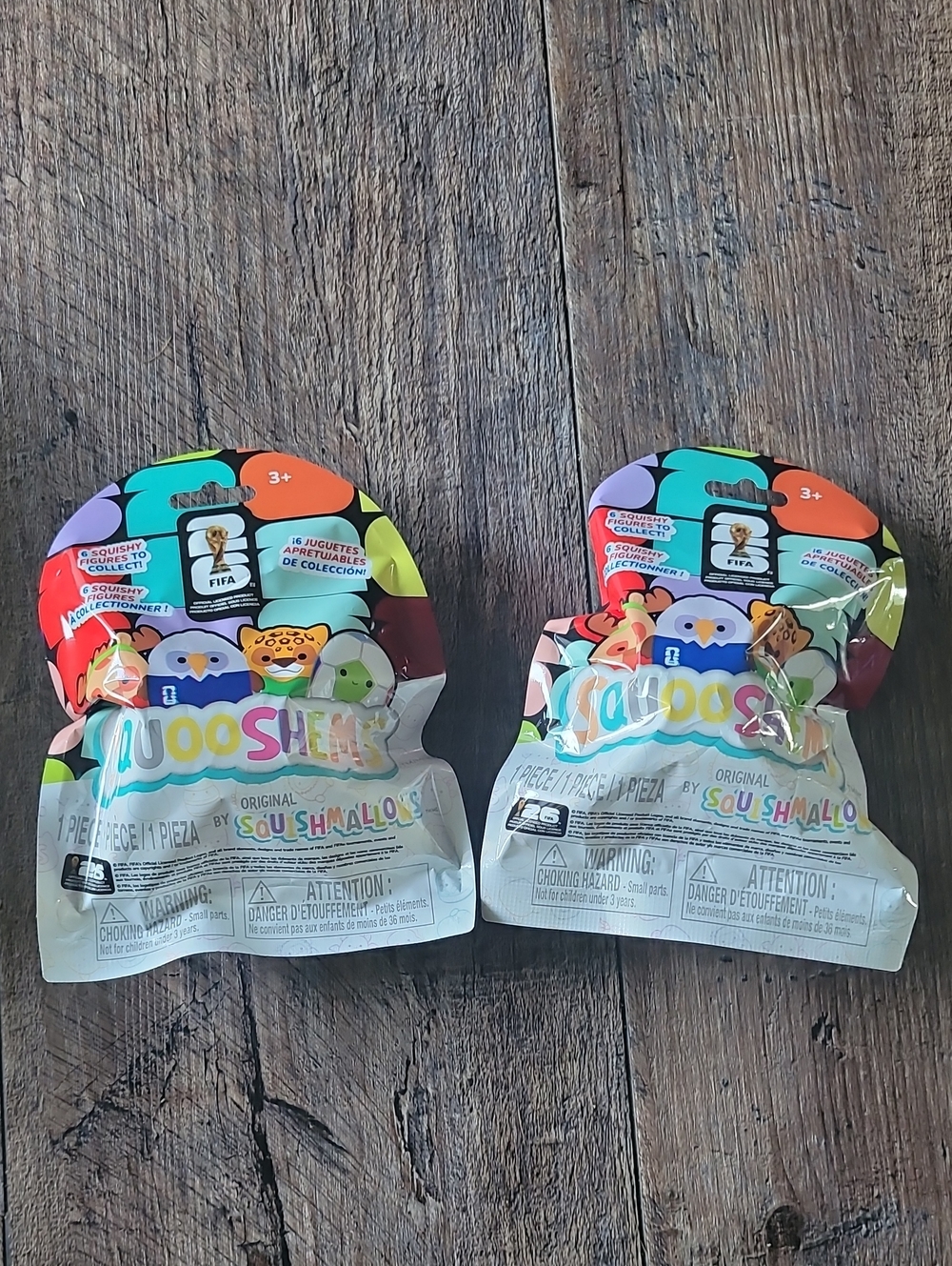 Squishmallows Squooshee! Mystery Pack - Colorful Packaging FIFA